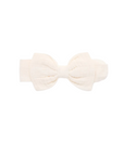 purebaby organic cotton cloud bow headband baby