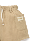 Crinkle Cotton Shorts | Beech