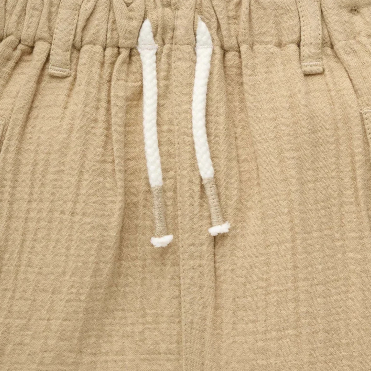 Crinkle Cotton Shorts | Beech