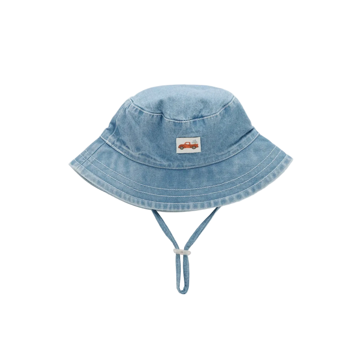 purebaby organic cotton denim bucket sun hat baby kids