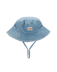 purebaby organic cotton denim bucket sun hat baby kids