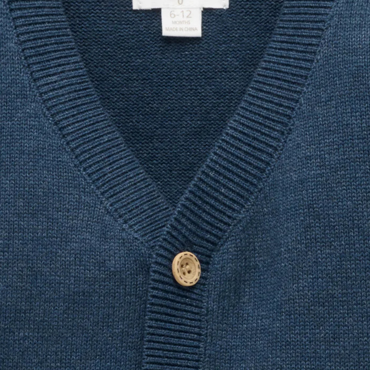 purebaby organic cotton baby kids doggy cardigan