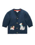 purebaby organic cotton baby kids doggy cardigan