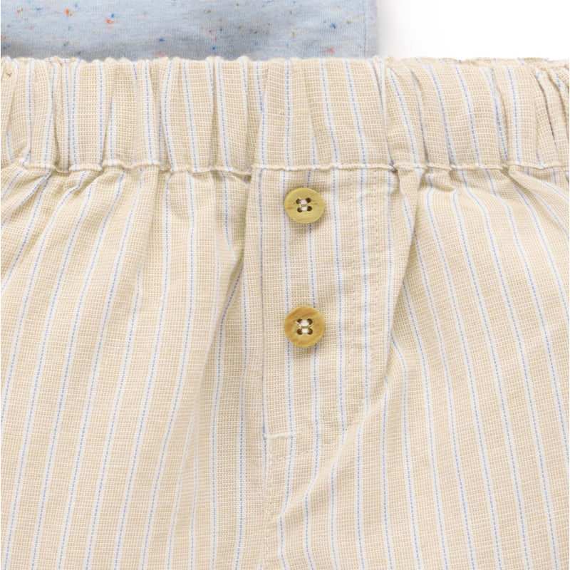 purebaby organic baby boy clothes donkey tee short set kids