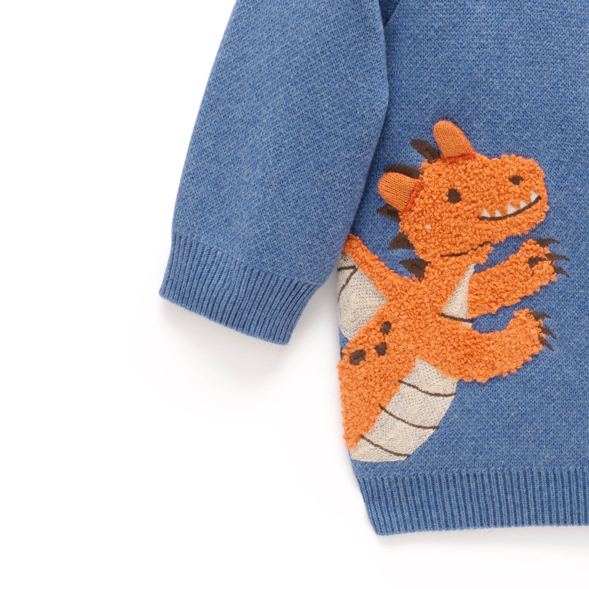 purebaby organic dragon wool jumper kids travel
