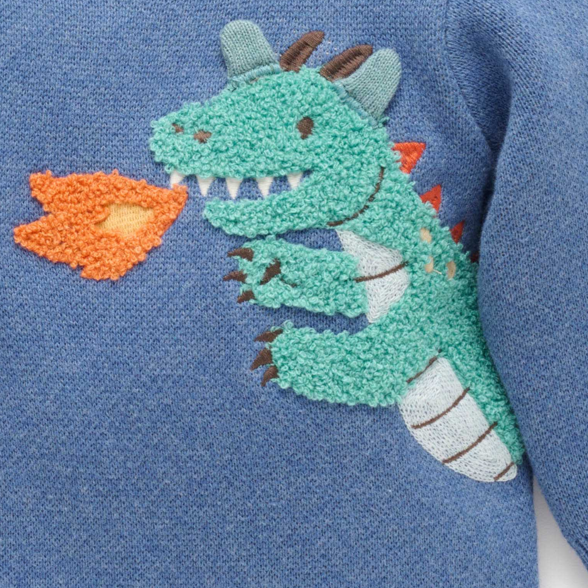 purebaby organic dragon wool jumper kids travel