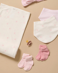 Pink Bear Dribble Bib (Pack of 2)