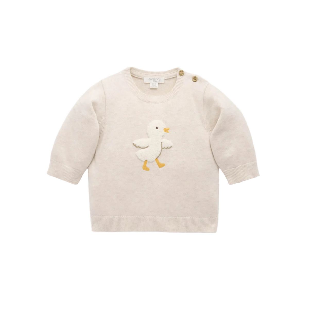 purebaby organic cotton baby jumper