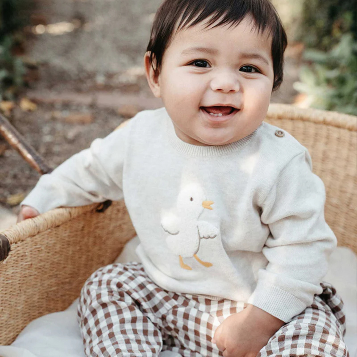 purebaby organic cotton baby jumper