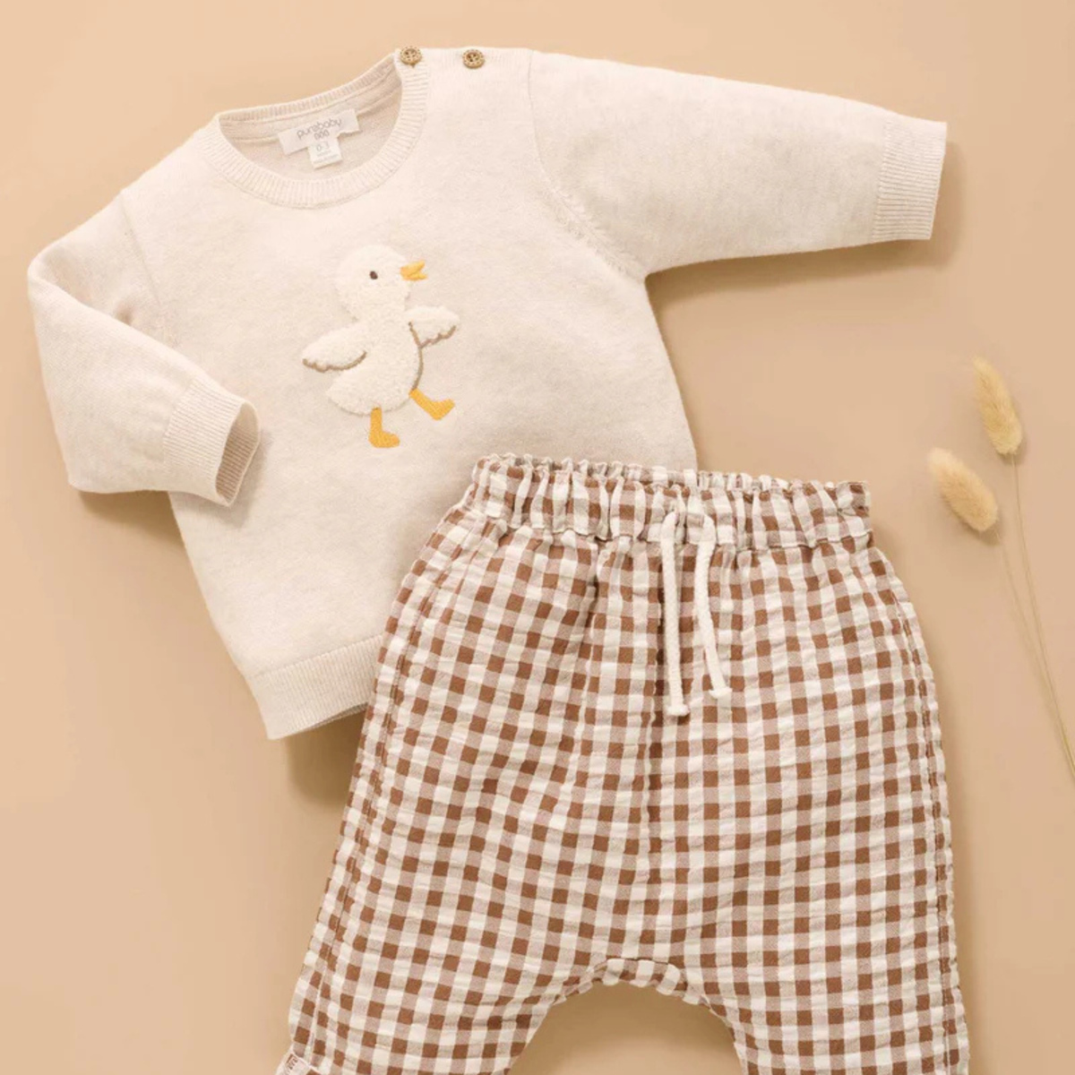 purebaby organic cotton baby jumper