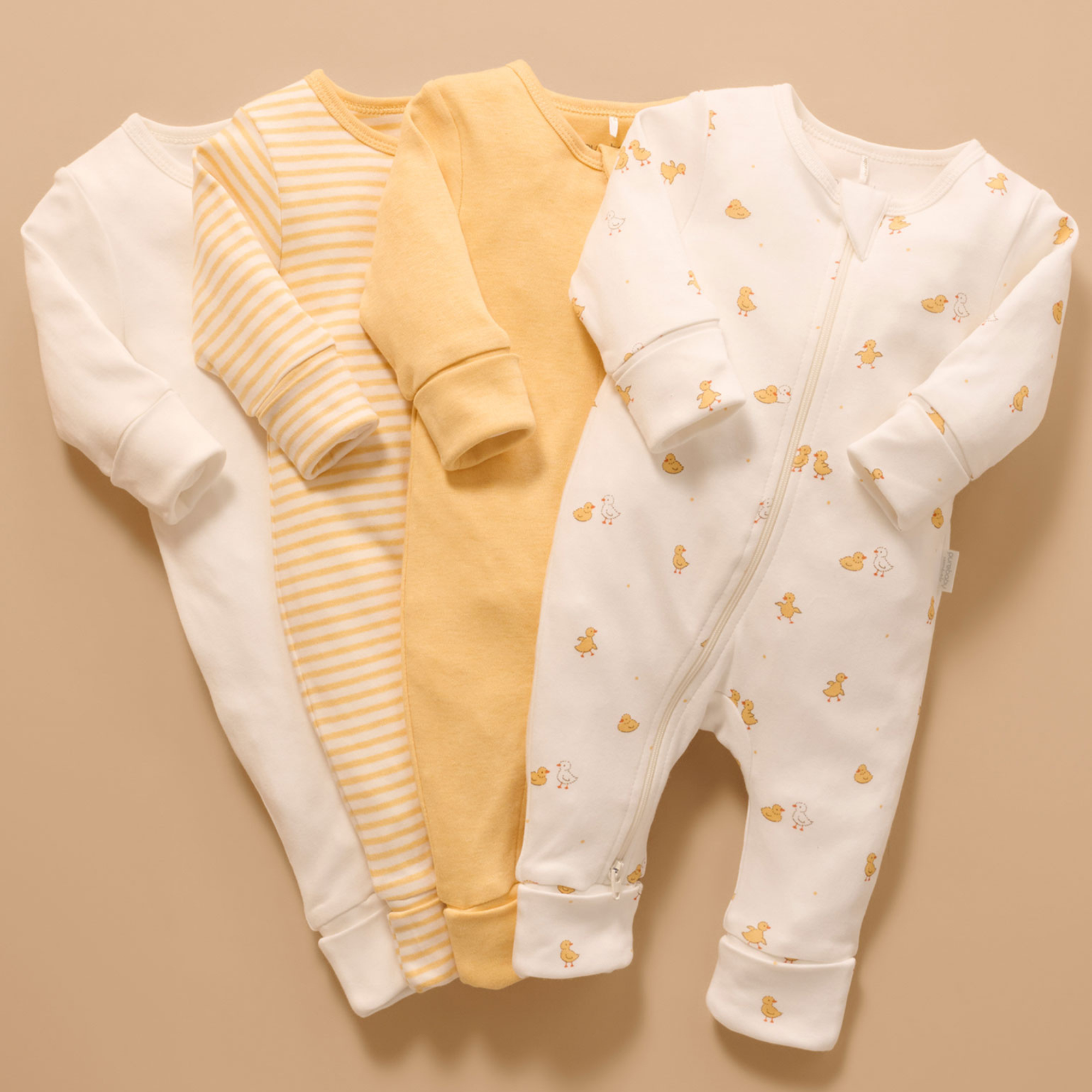 Little Ducky Zip Growsuit (Pack of 2)