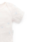 purebaby organic short sleeve bodysuit organic cotton baby clothes
