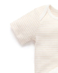 purebaby organic easy neck short sleeve bodysuit organic cotton baby clothes