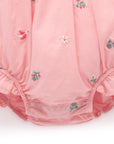 Pink Swallow Embroidered Bodysuit