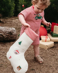 purebaby organic embroidered christmas stocking