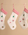 purebaby organic embroidered christmas stocking