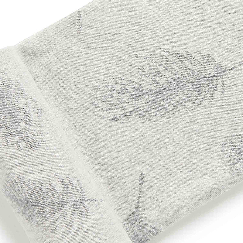 Cozy Feather Print Blanket