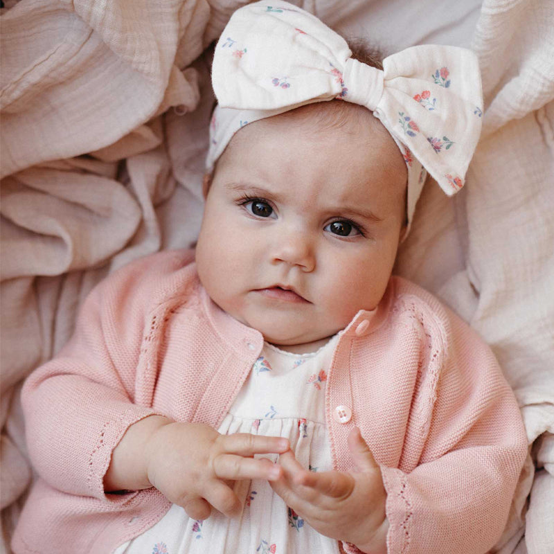 purebaby organic cotton baby girl clothes marigold headband