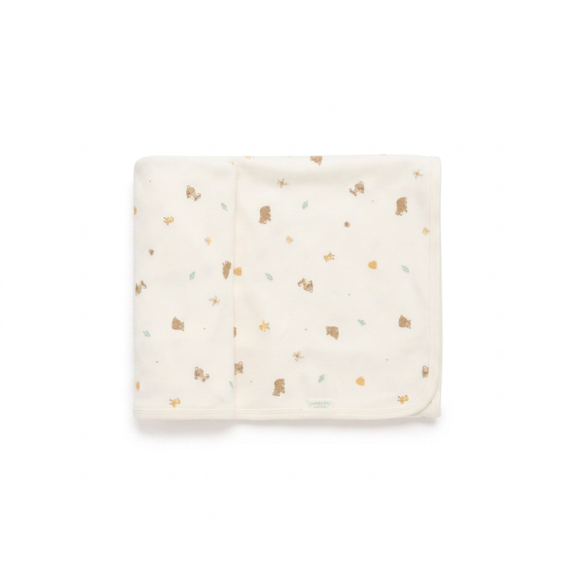 purebaby organic baby clothes swaddle bunny rug