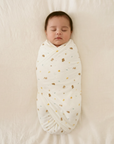 purebaby organic baby clothes swaddle bunny rug