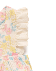 purebaby organic cotton baby clothes garden flowers romper baby girl