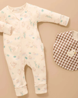 Gingham Bib Milk Choc Gingham