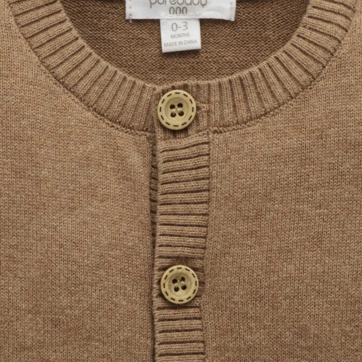 purebaby organic goose cardigan organic cotton baby clothes