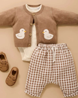 purebaby organic goose cardigan organic cotton baby clothes
