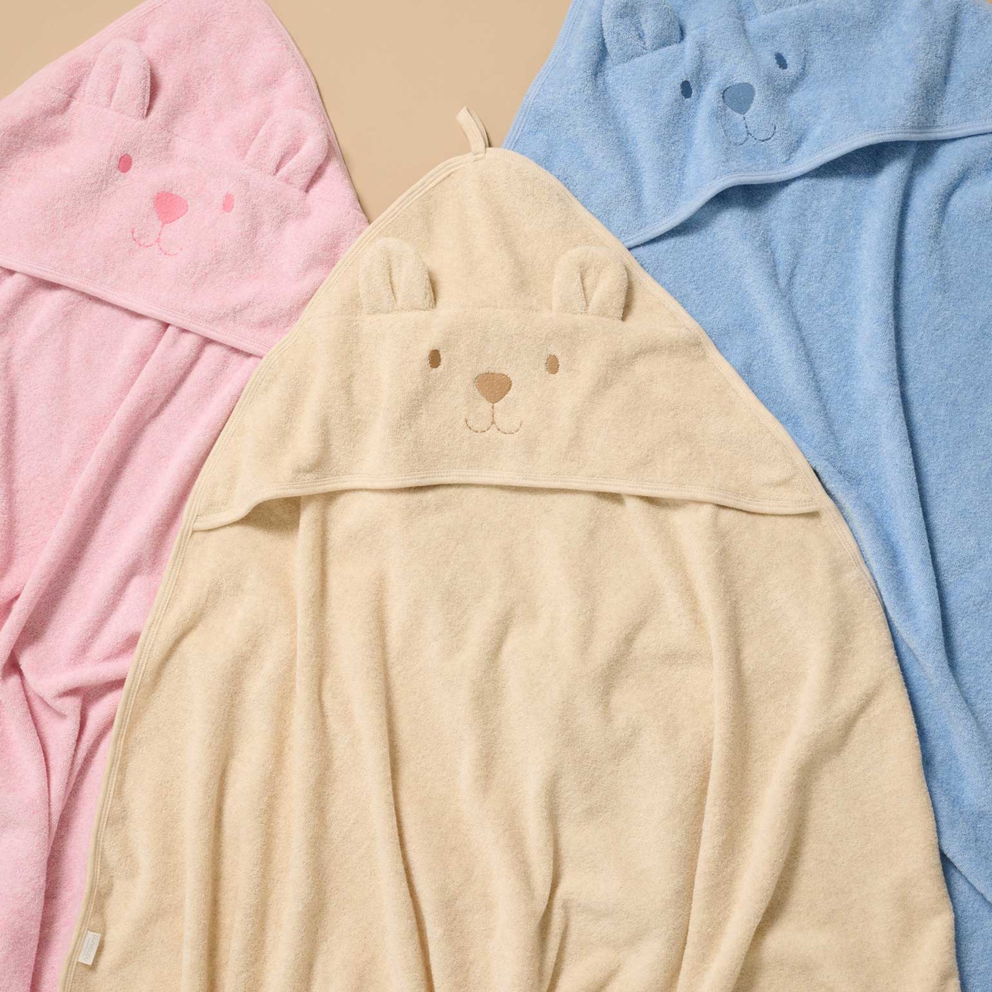 hooded towel wheat bear for newborn baby gift