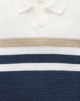 Navy Knitted Polo