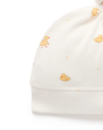 purebaby organic cotton newborn baby knot hat