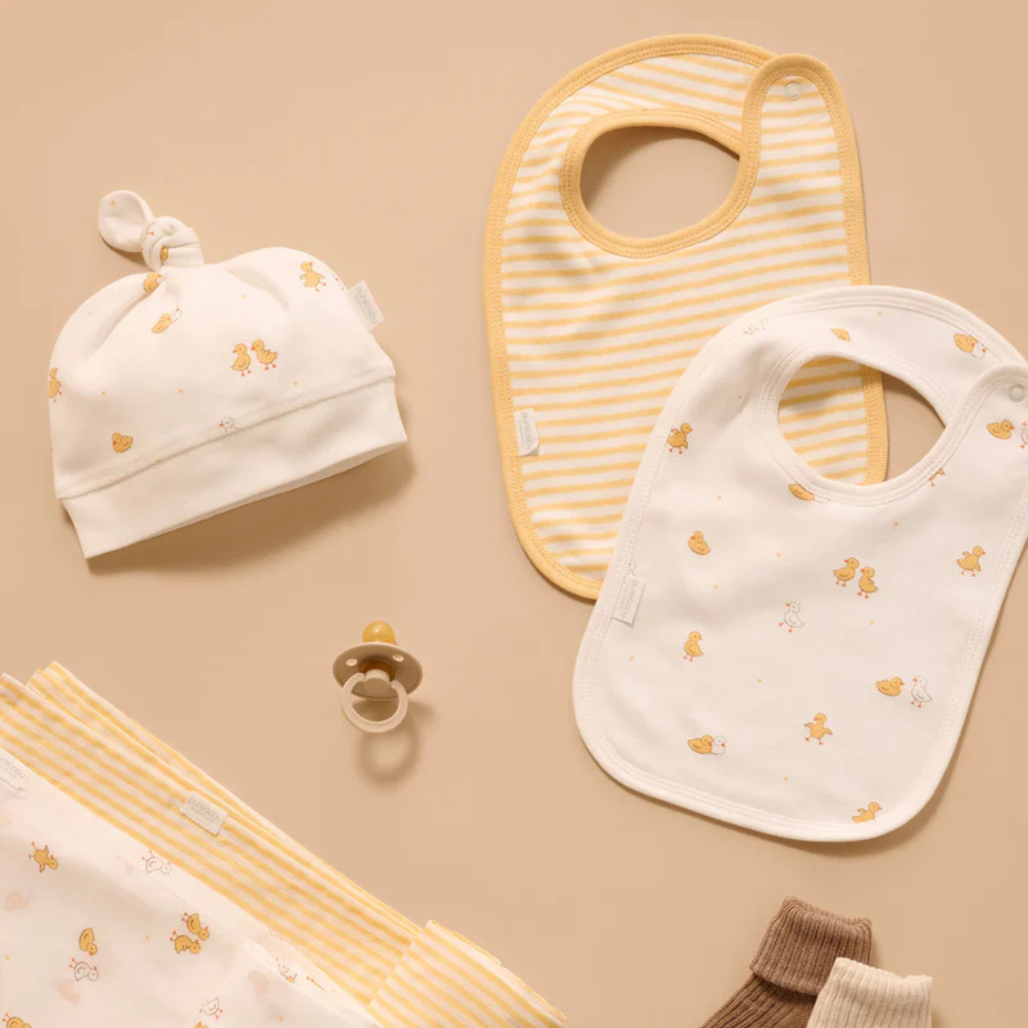 purebaby organic cotton baby bib