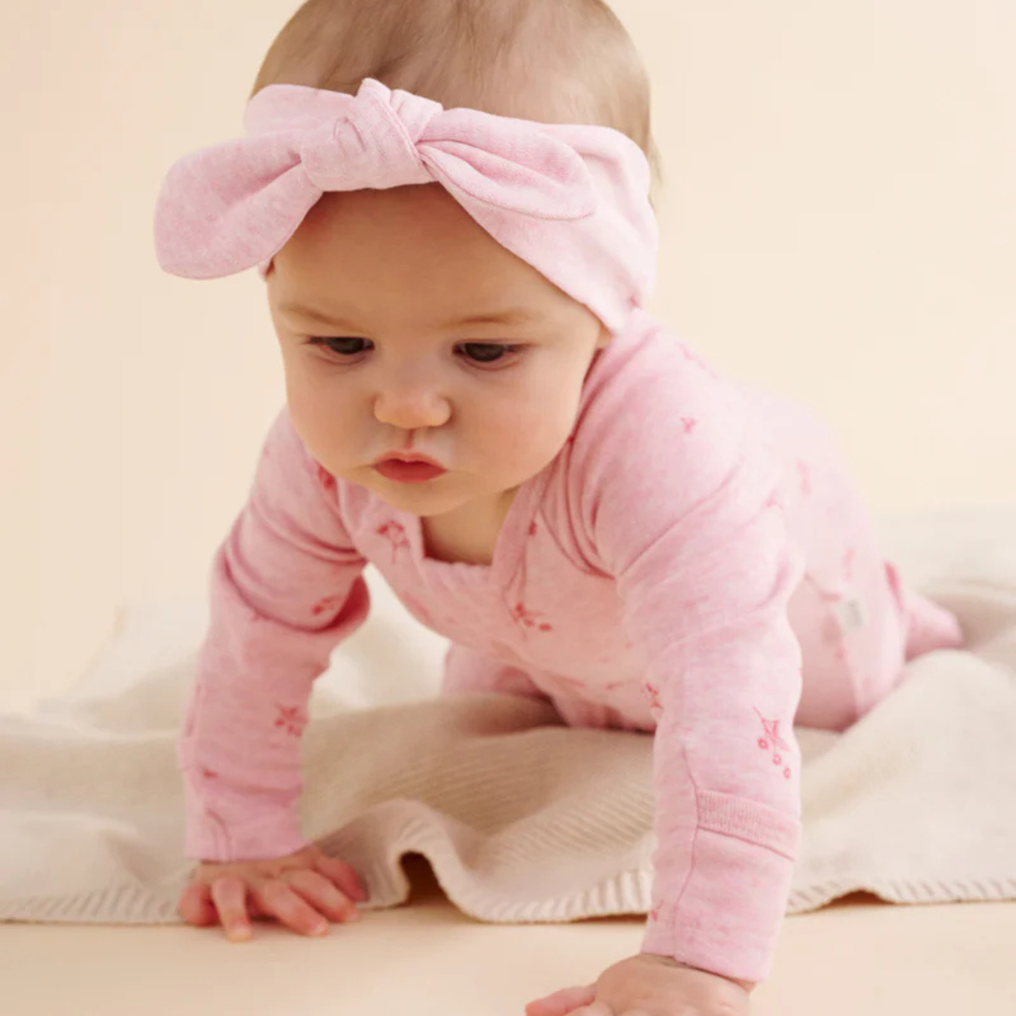 purebaby organic cotton baby headband