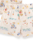 purebaby organic cotton baby kids clothes lets garden crinkle set