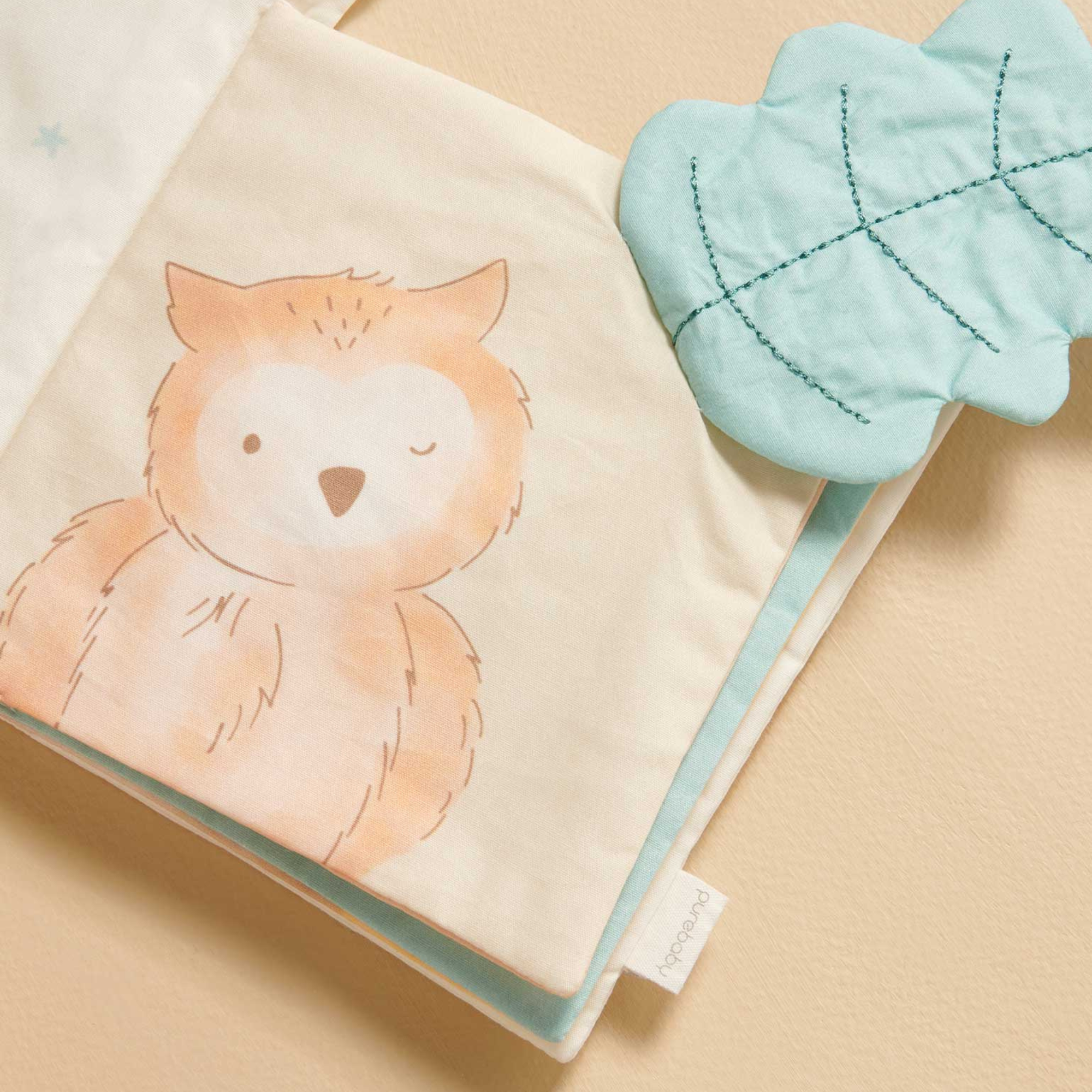purebaby sensory book baby toy