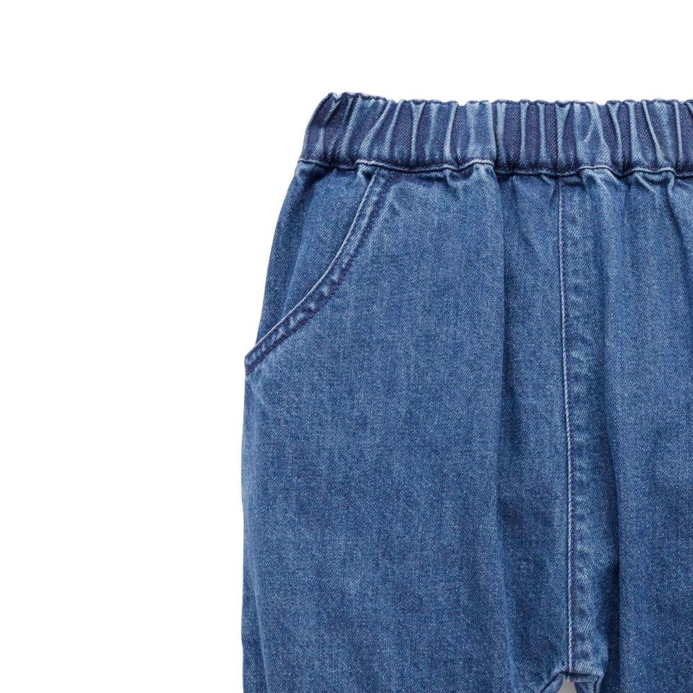purebaby organic blue denim pants kids