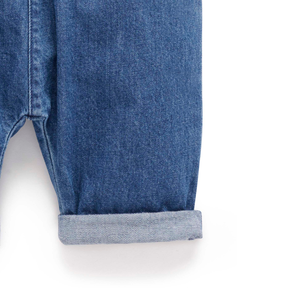 Mid Denim Chambray Pants
