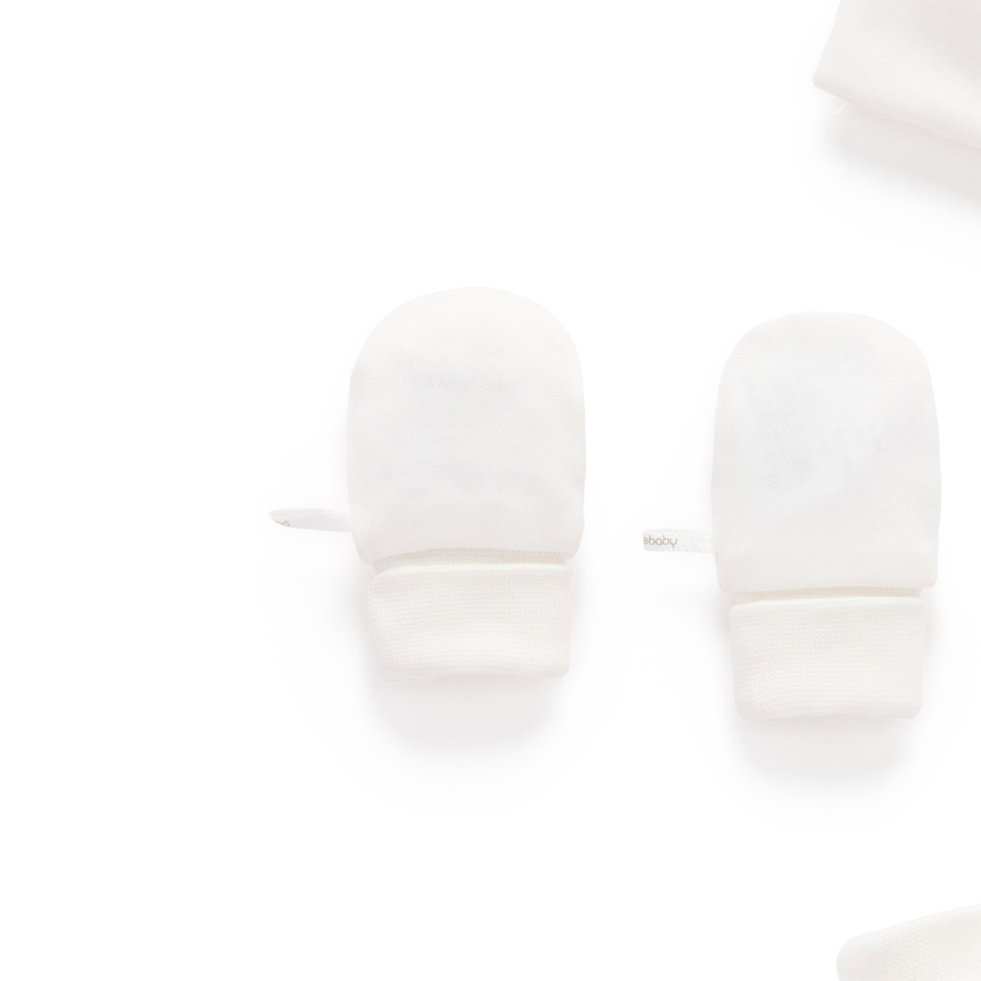 purebaby organic cotton newborn baby mittens