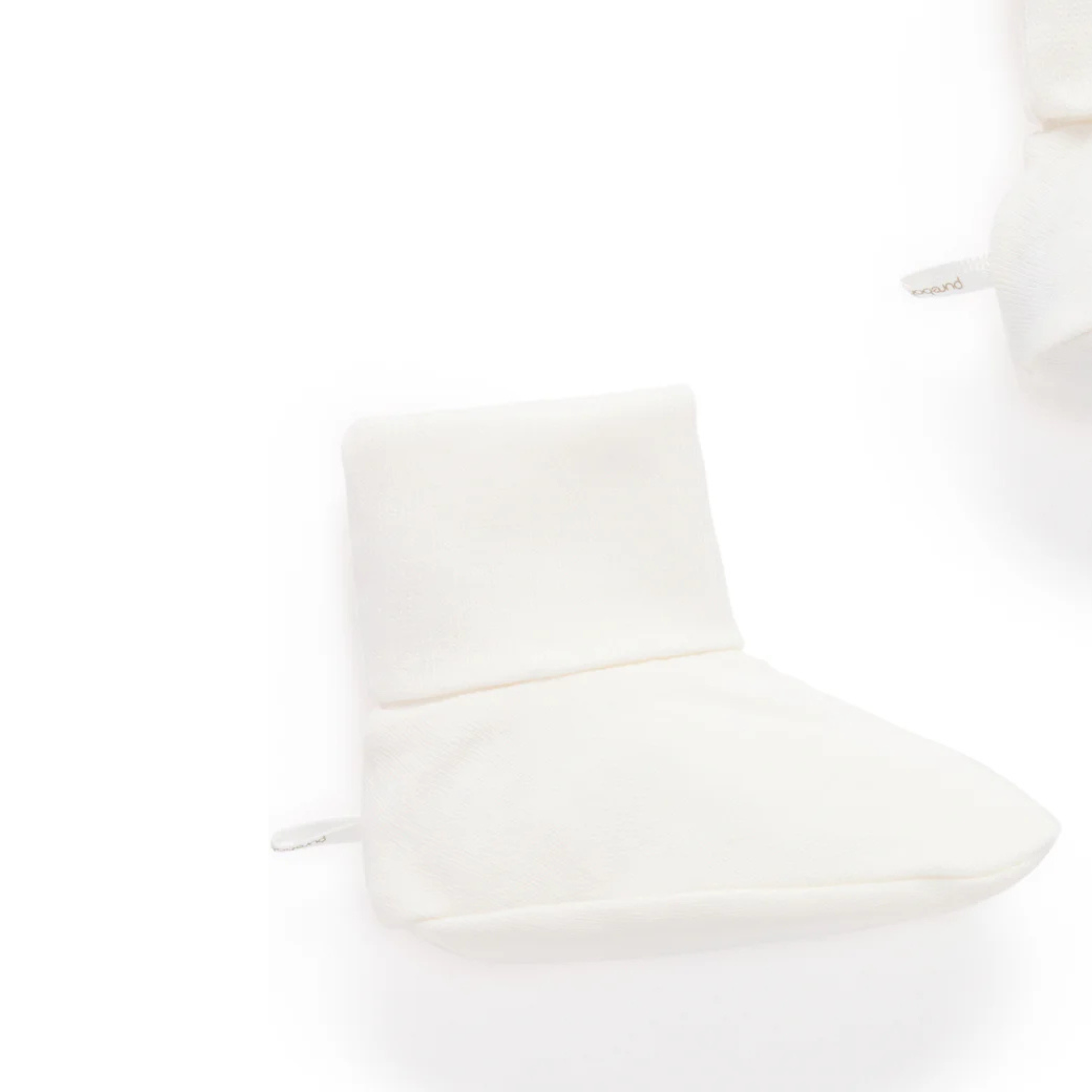 purebaby organic cotton newborn baby booties vanilla