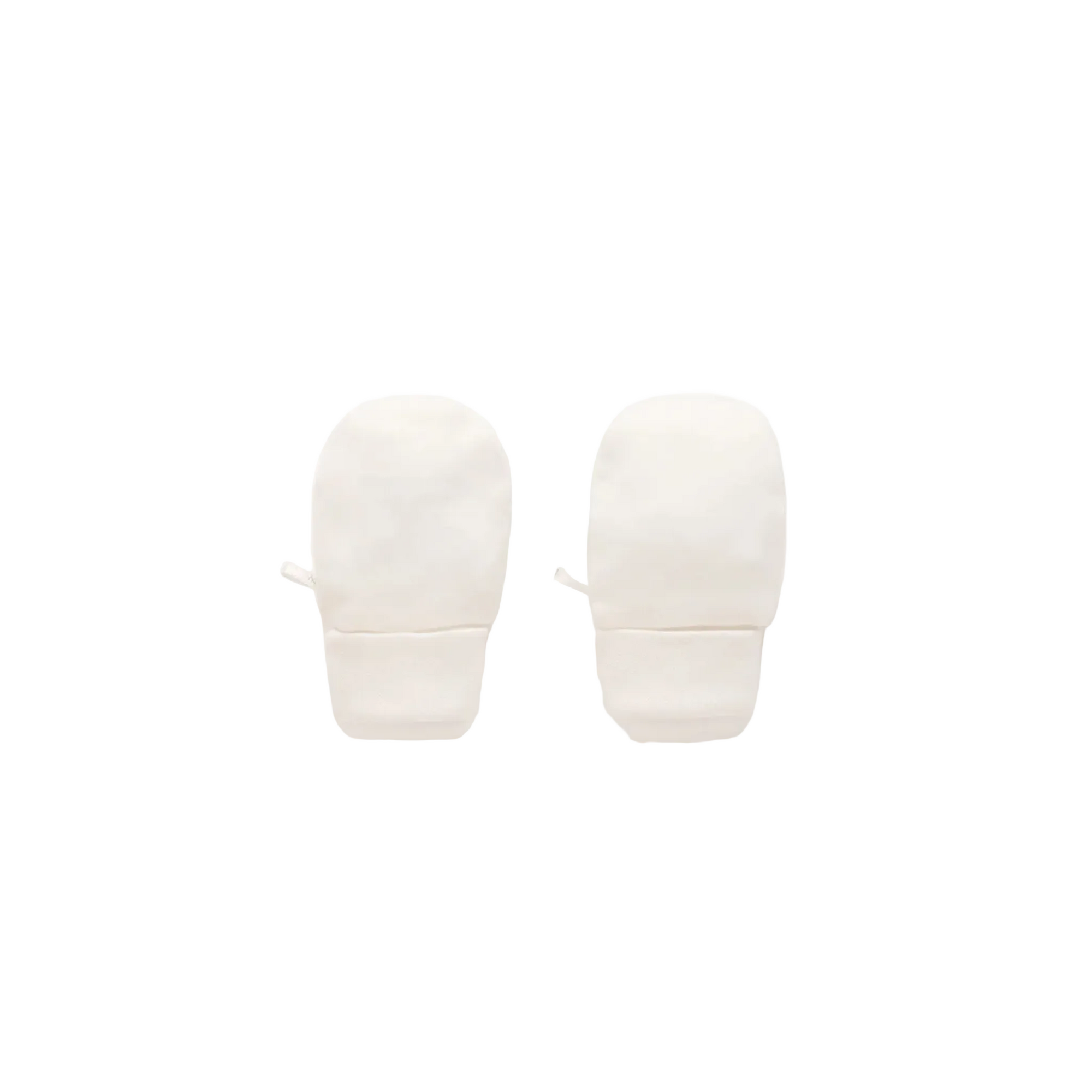 purebaby organic cotton newborn mittens vanilla