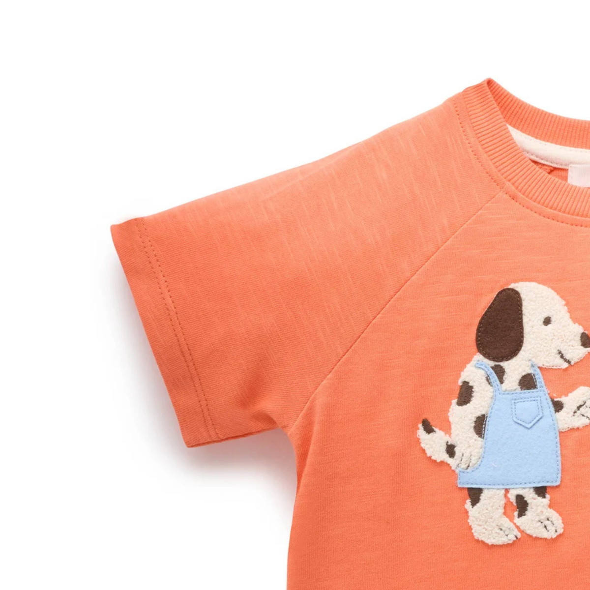 purebaby organic cotton baby kids clothes bbq relaxed tee