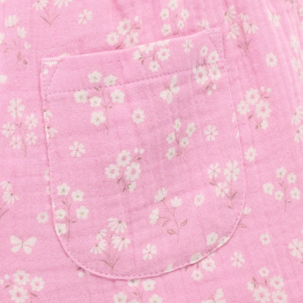 purebaby organic cotton floral jumpsuit girls