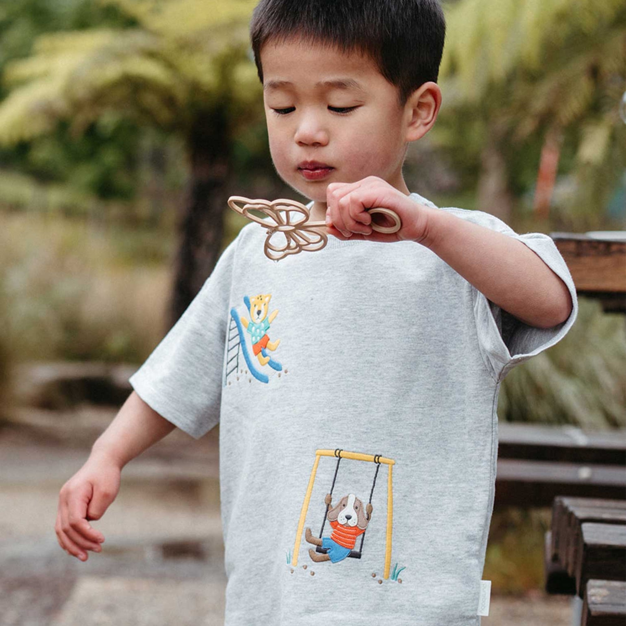 purebaby organic playground track set baby boy