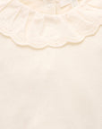 purebaby organic pointelle ruffle short sleeve bodysuit baby clothes
