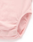 purebaby organic pointelle ruffle short sleeve bodysuit baby clothes