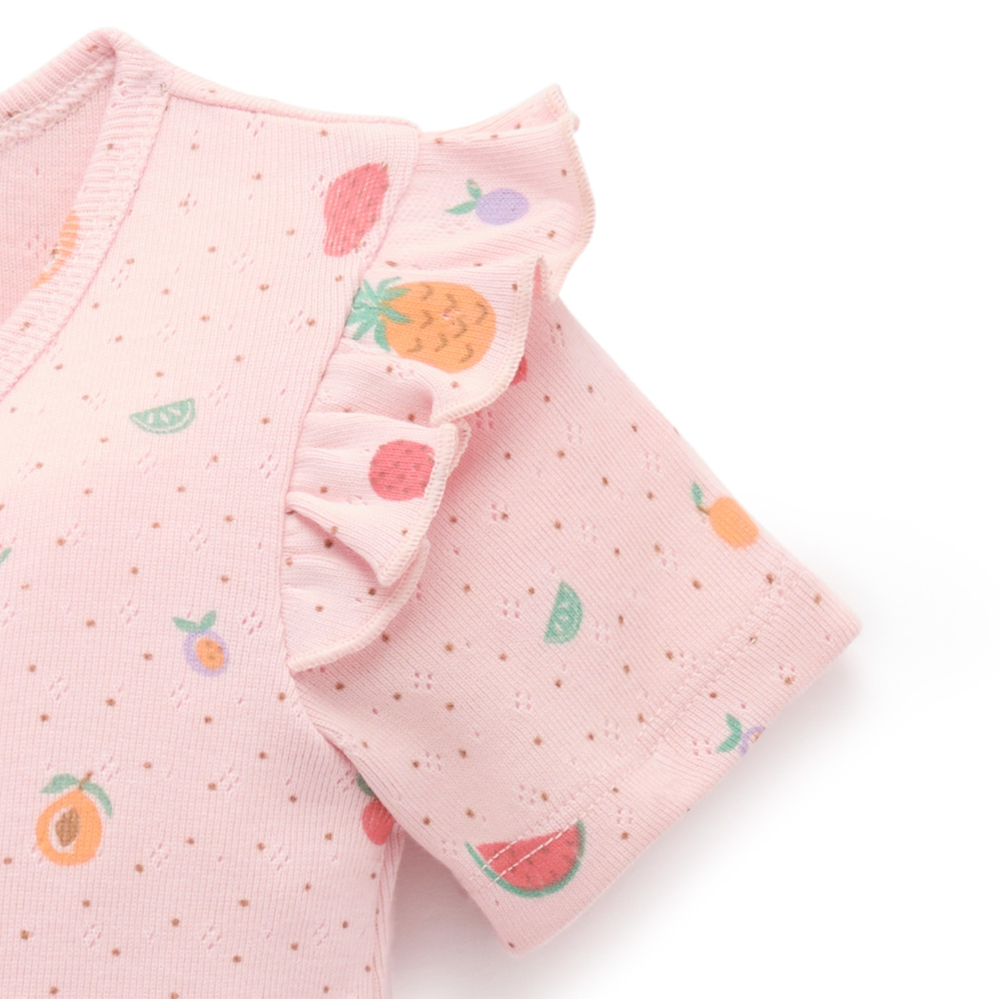 purebaby organic cotton baby clothes zip romper zip growsuit