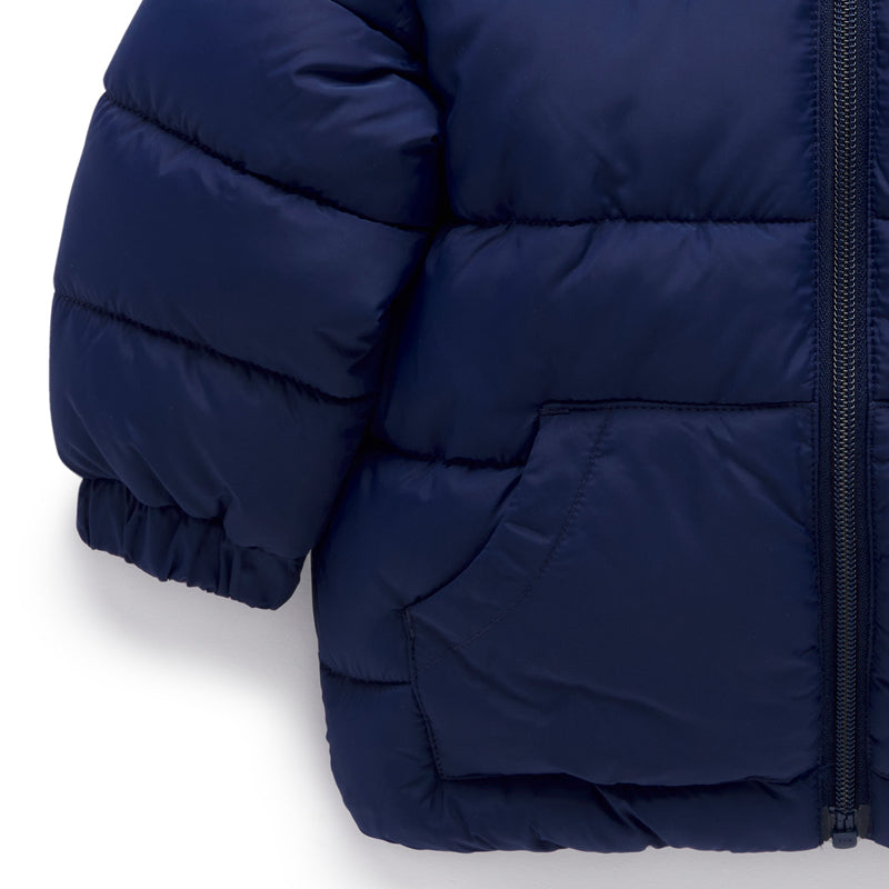 Puffer Jacket in Navy