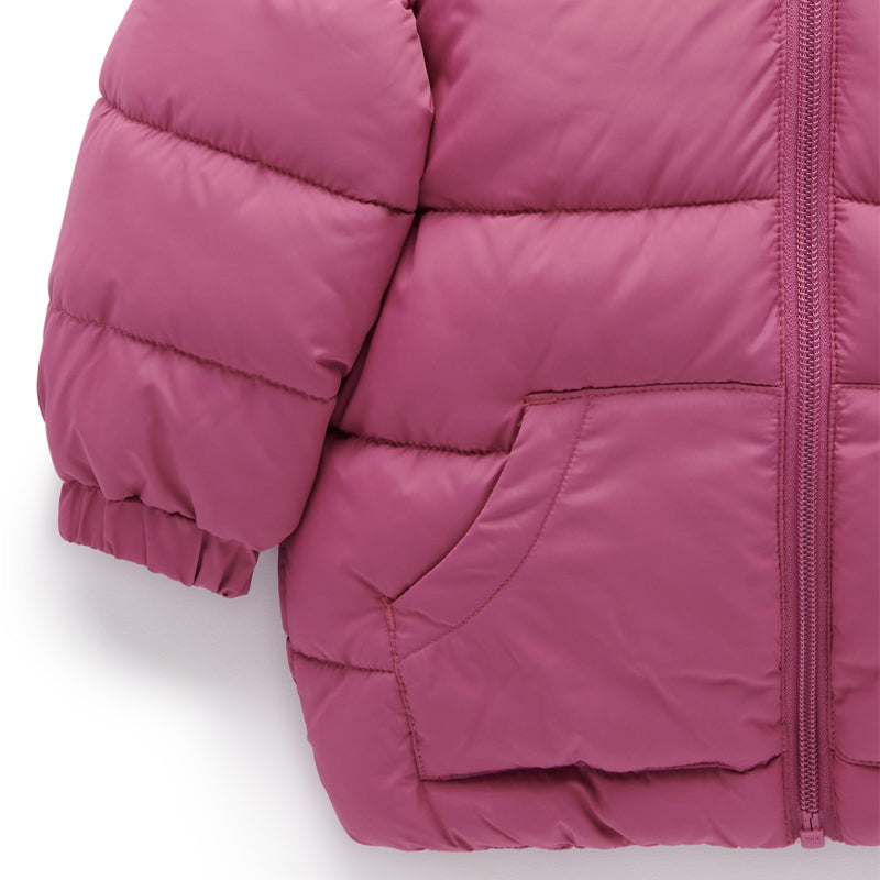 Puffer Jacket in Quartz Pink