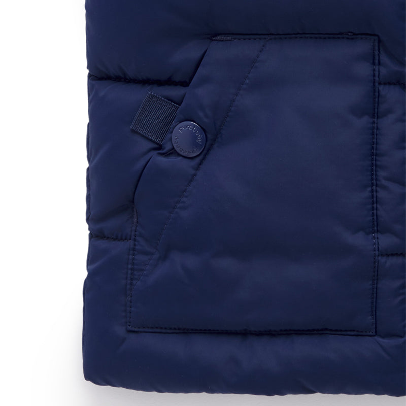 Puffer Vest in Navy