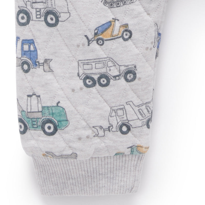 Snow Vehicle Quilted Slouchy Track Pants